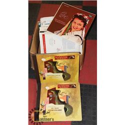 BOX OF OLD 33 ALBUMS/RECORDS