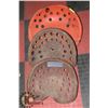 Image 1 : LOT OF 3 TRACTOR SEATS