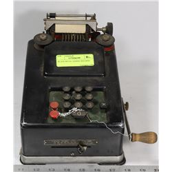 BLACK METAL ADDING MACHINE