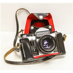 PRAKTICA SUPER TL FILM CAMERA IN CASE WITH MANUAL