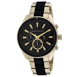 NEW ARMANI EXCHANGE 46MM 2-TONE TRIPLE CHRONO $345