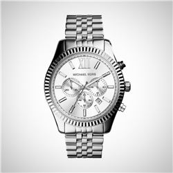 NEW MICHAEL KORS LEXINGTON TRIPLE CHRONO MSRP $369