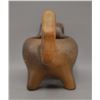 Image 2 : NATIVE AMERICAN CATAWABE POTTERY EFFIGY BOWL BY MARGARET ROBBINS