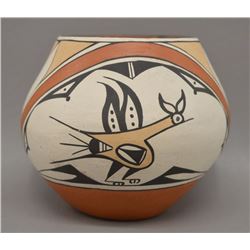 NATIVE AMERICAN ZIA POTTERY BOWL BY C G SHIJE