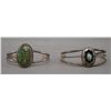 Image 1 : TWO NATIVE AMERICAN NAVAJO SILVER BRACELETS