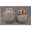 Image 1 : NATIVE AMERICAN ACOMA POTTERY OWLS
