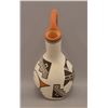 Image 2 : NATIVE AMERICAN ZUNI POTTERY WEDDING VASE BY YATSATTIE AND LAATE