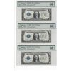 Image 1 : 1928A $1 Silver Certificates PMG 10 Consecutive Notes