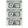 Image 2 : 1928A $1 Silver Certificates PMG 10 Consecutive Notes