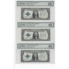 Image 3 : 1928A $1 Silver Certificates PMG 10 Consecutive Notes