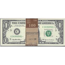 1999 $1 Consecutive Philadelphia Federal Reserve STAR Notes Pack of 100