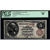 Image 1 : 1882 $5 Albany National Bank Note PCGS 30