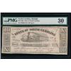 Image 1 : 1862 $10 Raleigh NC Obsolete Note PMG 30