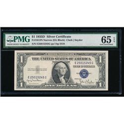 1935D $1 Silver Certificate PMG 65EPQ