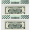 Image 2 : 2001 $10 Federal Reserve STAR Notes PCGS 66PPQ and 65PPQ