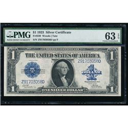 1923 $1 Silver Certificate PMG 63EPQ