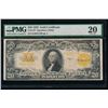 Image 1 : 1922 $20 Gold Certificate PMG 20