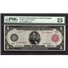 Image 1 : 1914 $5 Red Seal Cleveland Federal Reserve Note PMG 25