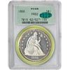 Image 2 : 1868 $1 Proof Seated Liberty Silver Dollar Coin PCGS PR62 CAC OGH