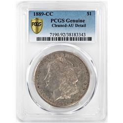 1889-CC $1 Morgan Silver Dollar Coin PCGS AU Detail