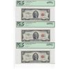 Image 1 : 1953A $2 Legal Tender STAR Notes PCGS 8 Consecutive Notes