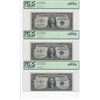 Image 1 : 1935A $1 Silver Certificates PCGS 65PPQ  3 Consecutive notes