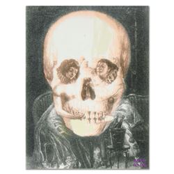Ringo Daniel Funes, (Protege of Andy Warhol's Apprentice, Steve Kaufman), "Gothic Skull (Dali Homage