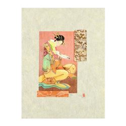 Mikalus Kravjansky, "Oriental Princes" Limited Edition Mixed Media, Numbered and Hand Signed with Le