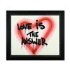 Image 1 : Mr. Brainwash, "Speak from The Heart (Love is the Answer)" Framed Limited Edition Silk Screen. Hand 