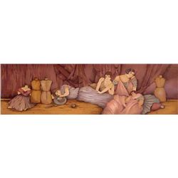 Haya Ran- Original Serigraph "Pause"