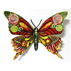 Patricia Govezensky- Original Painting on Cutout Steel "Butterfly CCXXIX"
