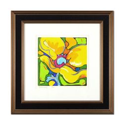 Simon Bull, "Serenity" Framed Hand Colored Limited Edition Etching, Numbered and Hand Signed with Le