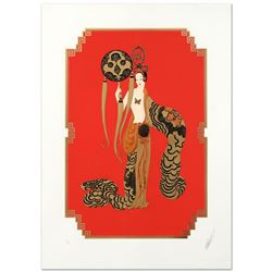 Erte (1892-1990), "Bamboo" Limited Edition Serigraph, Numbered and Hand Signed with Certificate of A