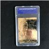 Image 2 : 1997 BLEACHERS 23KT GOLD LARRY BIRD Boston Celtics #33 LIMITED EDITION (10 GEM MINT)