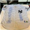 Image 1 : 1999 WORLD SERIES CHAMPIONS NY YANKEES TEAM SIGNED JERSEY w/ Jeter, Clemens, Rivera (JSA LOA)