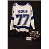 Image 1 : VICTOR HEDMAN SIGNED LIGHTNING JERSEY (FRAMEWORTH COA)