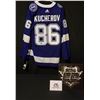 Image 1 : NIKITA KUCHEROV SIGNED LIGHTNING JERSEY (FRAMEWORTH COA)