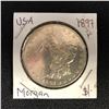 Image 1 : 1897 USA MORGAN SILVER DOLLAR (P)