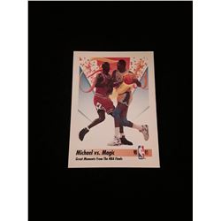 1991 Sky Box Michael Jordan Vs. Magic Johnson