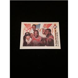 1991 Skybox Michael Jordan Starting 5 NBA Champs Card