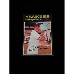 1971 Topps New York Yankees Frank Tepedino