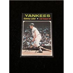 1971 Topps New York Yankees Danny Carter