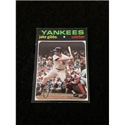 1971 Topps New York Yankees Jake Gibbs