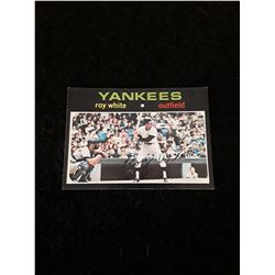 1971 Topps New York Yankees Roy White