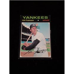 1971 Topps New York Yankees Ron Hansen