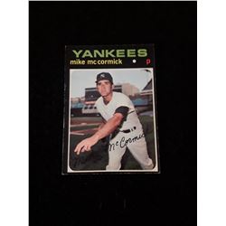 1971 Topps New York Yankees Mike McCormick