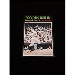 1971 Topps New York Yankees Gene Michael
