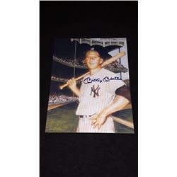 Mickey Mantle Autograph 8x10 Photo W/COA