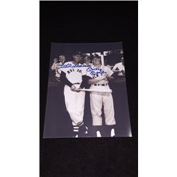 Ted Williams Mickey Mantle Autograph Photo W/COA