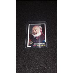 2009 Topps Heritage Chrome Ernest Hemingway